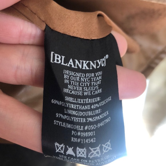 BLANKNYC Moto Vegan Leather Jacket - Picture 3 of 3